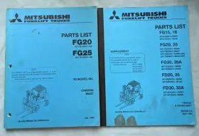 98726-23900 MITSUBISHI Chassis Mast Triplex Bseries