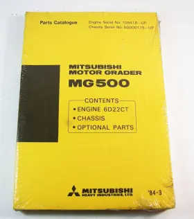 98165-00100-1 MITSUBISHI CONSTRUCTION EQUIPMENT Motor Grader