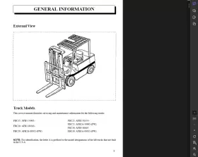 FBC20FW MITSUBISHI Electric Forklift Service Repair Manual #2