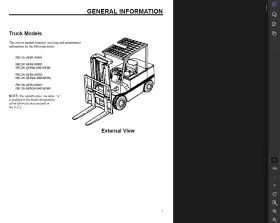 FBC20FW MITSUBISHI Electric Forklift Service Repair Manual #3