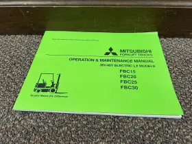 FBC30 MITSUBISHI Forklift Operators Manual
