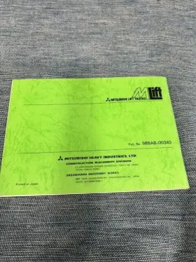 FD100 MITSUBISHI Lift Service Data Pocket #2
