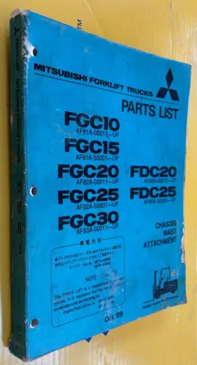 FDC25 MITSUBISHI Forklift Chassis Mast Attachmen