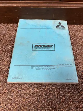 FG35A MITSUBISHI Forklift Lift Book Catalog Manual #3