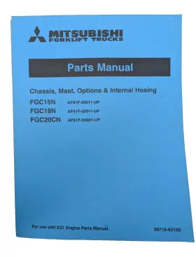 FGC20CN MITSUBISHI Forklift Manual Chassis
