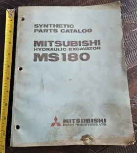 MS180 MITSUBISHI Hydraulic Excavator Catalog Manual