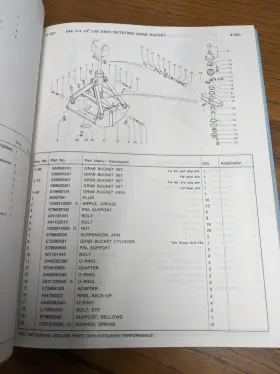 MS240LC-8 MITSUBISHI Hydraulic Excavator Catalog #3
