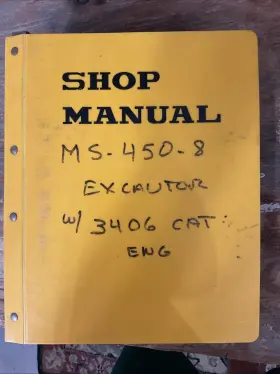 MS450-8 MITSUBISHI Excavator Manual
