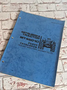 MT4501D MITSUBISHI Tractor Catalogue Manual Bound