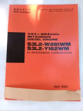 S3L2-W261WM MITSUBISHI Diesel Engine Catalogue Manual Paper