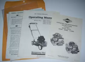TMO-37156B MONTGOMERY WARD BRIGGS STRATTON Rotary Lawn Mower