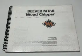 76345-282 MORBARK Beever Wood Chipper Operator Manual