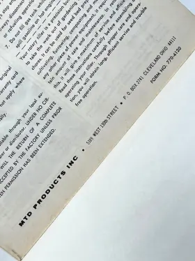 213-375 Rotary Tiller Operating Service Owners Manual #3