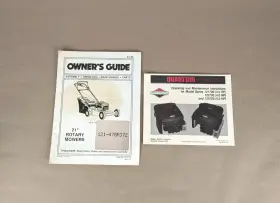 479R Lawn Rotary Mowers Owners Engine Manual