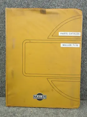 TI-18 MULLER Compactor Roller Catalog Manual