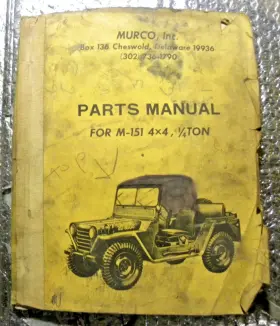 M-151 MURCO INC Manual
