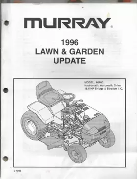 46400 MURRAY Lawn Garden Hydrostatic Auto Service Manual