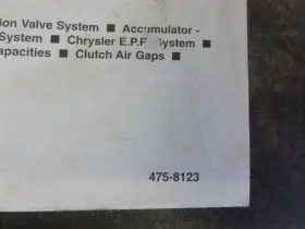 475-8123 NAPA Air Conditioning Trouble Shooting Refrigerant #3
