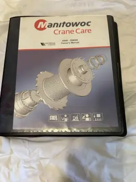 296055 NATIONAL Manitowoc Crane Owners Manual Operation
