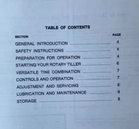 09GN1005 NEW HOLLAND Ford Rotary Tiller Operators Manual Se #2
