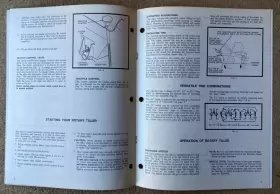 09GN1005 NEW HOLLAND Ford Rotary Tiller Operators Manual Se #3