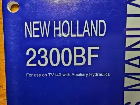 2300BF NEW HOLLAND Frame Bidirectional Tractor Operators #2