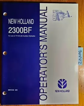 2300BF NEW HOLLAND Frame Bidirectional Tractor Operators