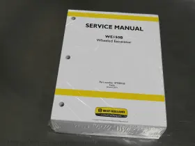 47500165A NEW HOLLAND Wheeled Excavator Service Manual Repair