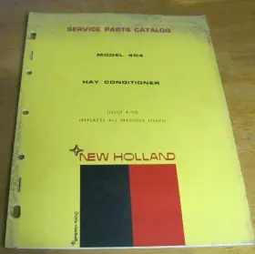 5040411 NEW HOLLAND Sperry Service Catalog Hay Conditioner