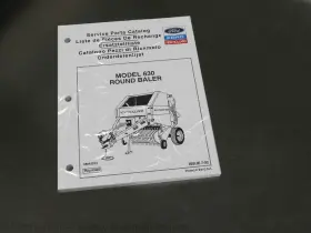 5063013 NEW HOLLAND Ford Round Baler Catalog Manual Exploded