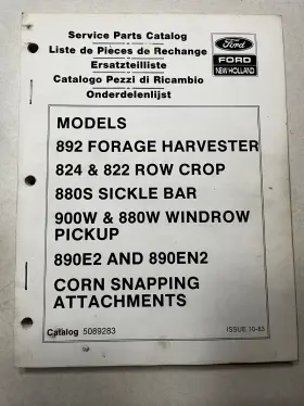 5089283 NEW HOLLAND Ford Corn Snapping Attachments Catalog
