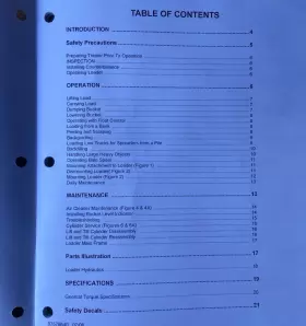 620TL NEW HOLLAND Farm Loader Up Operators Manual #2