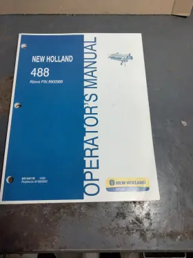84144118 NEW HOLLAND Mower Conditioner Owners Operators