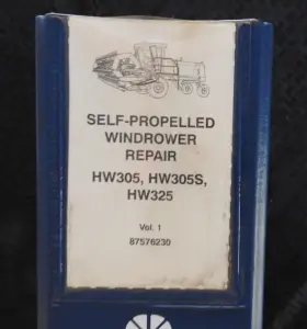 84218897 NEW HOLLAND Windrower Tractor Service Manual