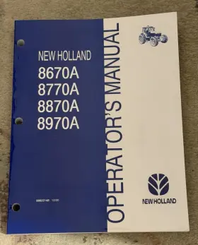 86622148 NEW HOLLAND Owners Operators Manual