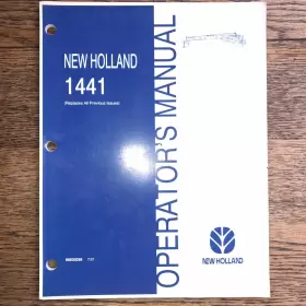 86630288 NEW HOLLAND Mower Conditioner Operators Manuals