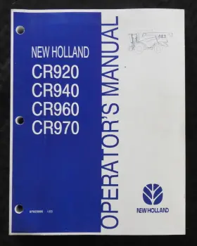 87025995 NEW HOLLAND Combine Operators Manual