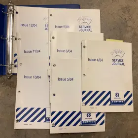 87046348 NEW HOLLAND Service Journal Repair Manual Book