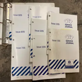 87059231 NEW HOLLAND Service Journal Repair Manual Book