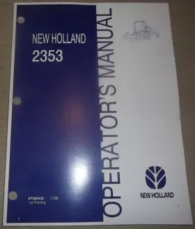 87385430 NEW HOLLAND Discbine Header Operation Manual