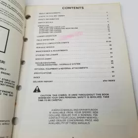 L-445 NEW HOLLAND Sperry Skidsteer Loader Operators Manual #2