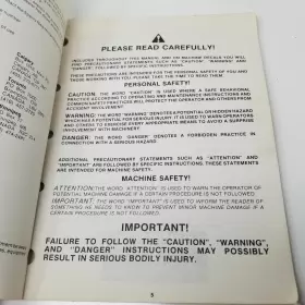 L-445 NEW HOLLAND Sperry Skidsteer Loader Operators Manual #3