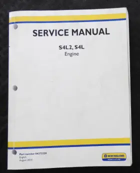 S4L2 NEW HOLLAND Skid Steer Engine Repair Manual