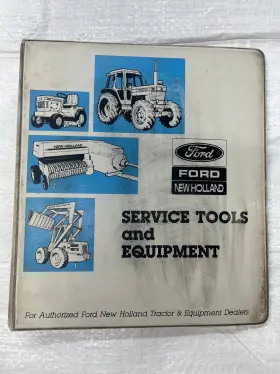 SE-4605 NEW HOLLAND Ford Service Tools Binder