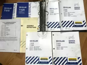 T1530 NEW HOLLAND Tractor Repair Operators Manual Set