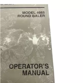 4665 NEW IDEA Round Baler Operators Manual #2