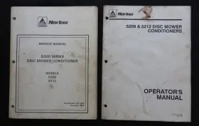 5212 NEW IDEA Disc Mower Conditioner Service Operator Manual