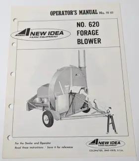 985585 NEW IDEA Avco Forage Blower Operators Manual
