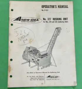 985631 NEW IDEA Husking Unit Gathering