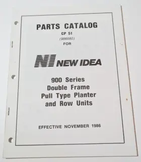986680 NEW IDEA Double Frame Planter Row Unit Catalog